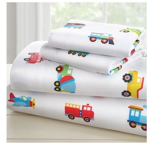 Olive kids widkins bed sheets fire truck train airplane